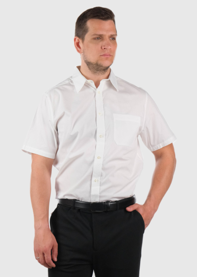 Jacinto white short sleeve shirt