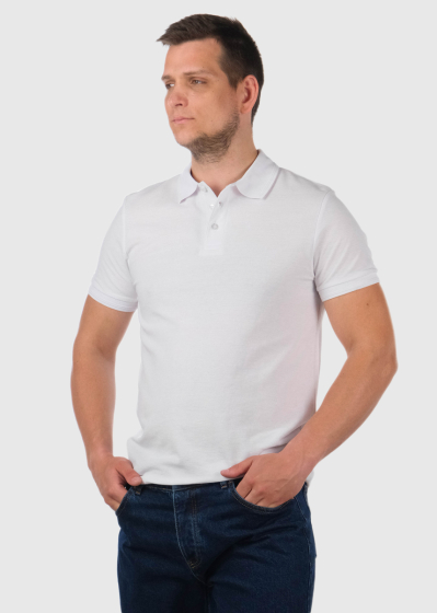 Ermanno white men's Polo Shirt