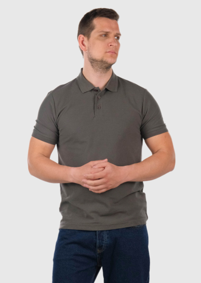 Ermanno dark grey men's Polo Shirt