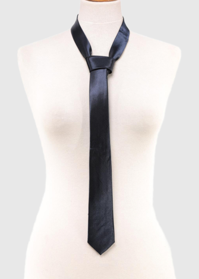 Silvestro dark blue men's tie