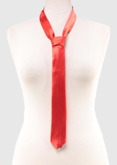 Silvestro red men's tie