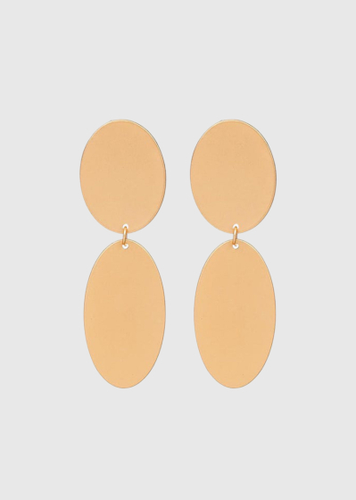 Elaine gold-colored earrings