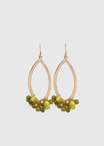 Annette gold-colored earrings 