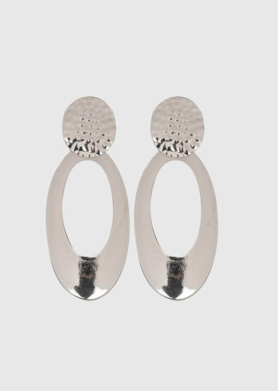 Amiri silver-colored earrings
