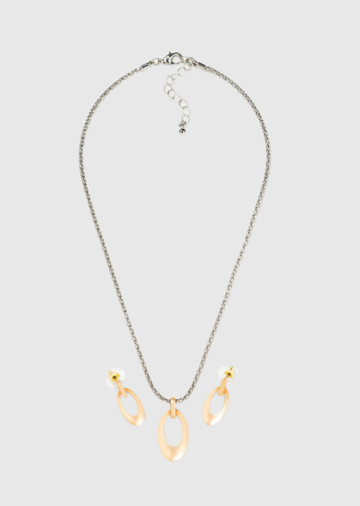 Amina women's necklace and earrings set