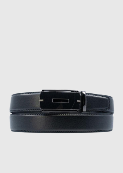 Akif black mens belt