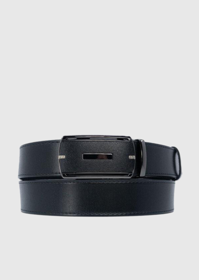 Artem black belt with metal buckle