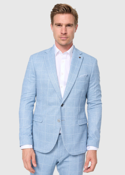 Avery light blue men's blazer