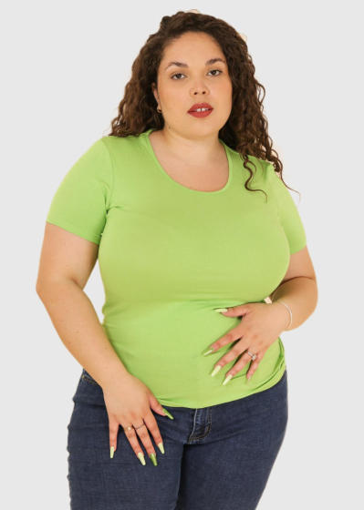 Ada Plus Size light green t-shirt