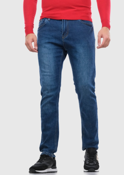 Crescenzo Slim Fit blue jeans