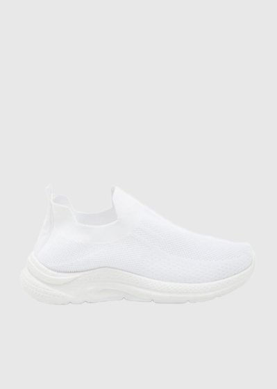 Alder white men's textile sneakers