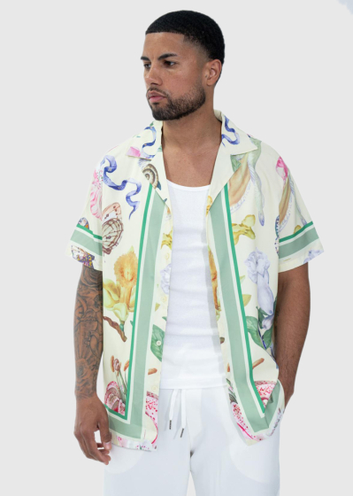 Alto men's floral printed  shirt