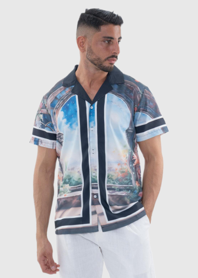Alakai men's shirt with print