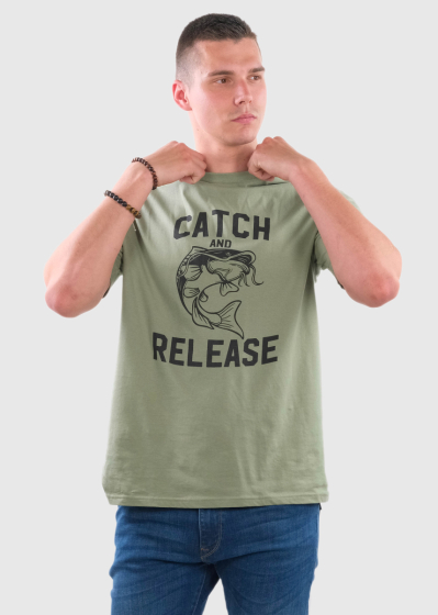 Almas green printed t-shirt