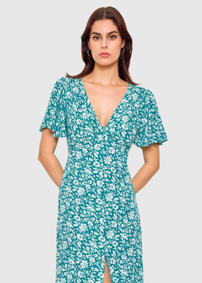 Avianna long printed dress