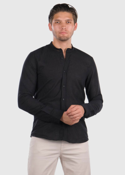 Amarildo black long sleeve shirt