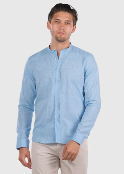 Amarildo light blue long sleeve shirt