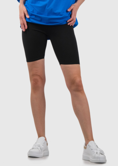 Alora black skinny shorts