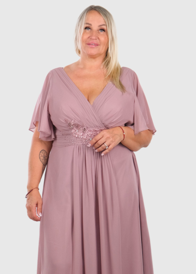 Bruna Plus Size long evening dress