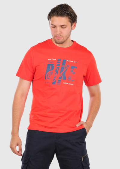 Aries red t-shirt with a sign