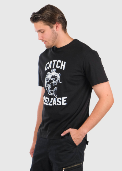 Almas black printed t-shirt