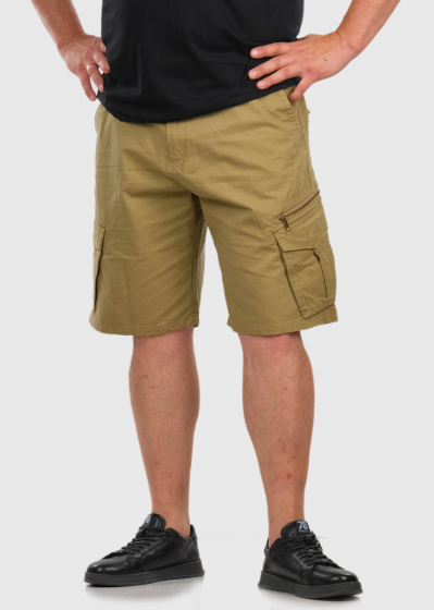 Arktos бежевые шорты Большого размера с накладными карманами