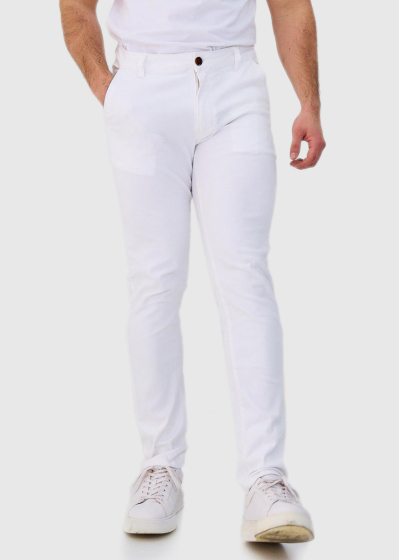 White men's pants