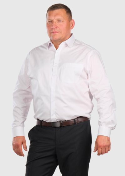 Classic Plus Size white men's shirt
