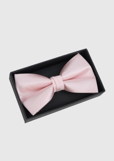 Bence light pink mens bow tie