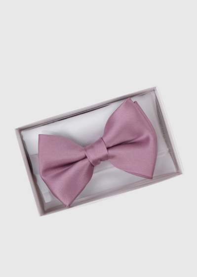 Light purple mens bow tie