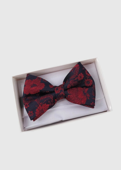Mens bow tie in print