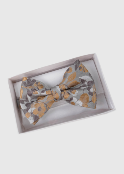Mens bow tie in floral print
