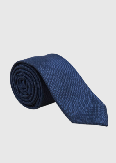 Dark blue men's tie