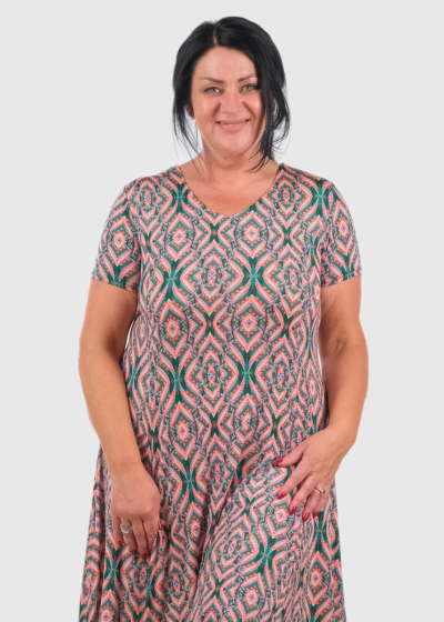 Azalea Plus Size short dress with print