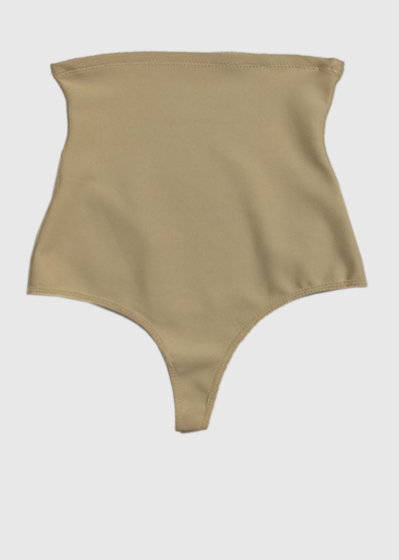 Breanna beige high waist shaping underwear