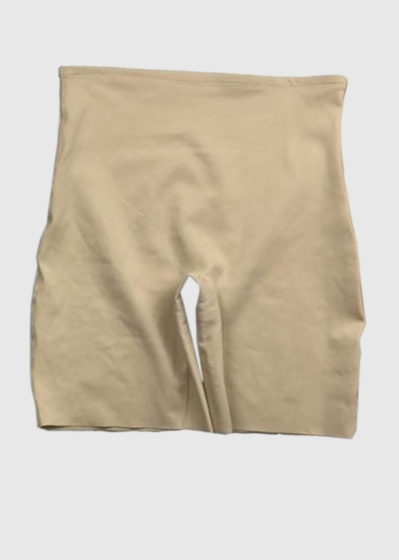 Beatrice beige high waist shaping shorts