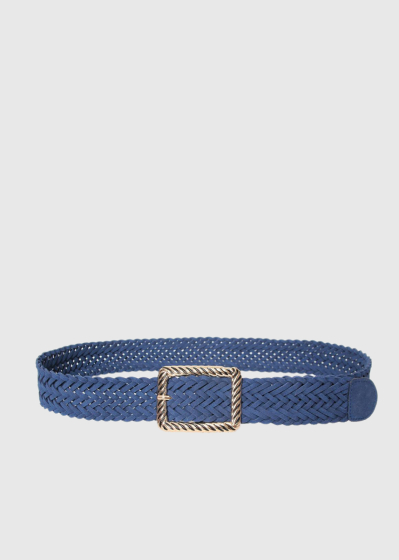 Crystal blue women's belt