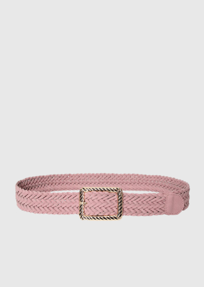 Crystal light pink women's belt