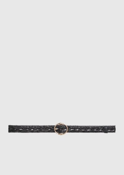 Cheryl black slim belt