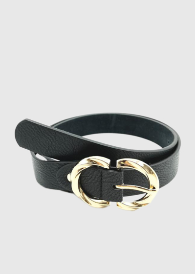 Chiyo black women's belt