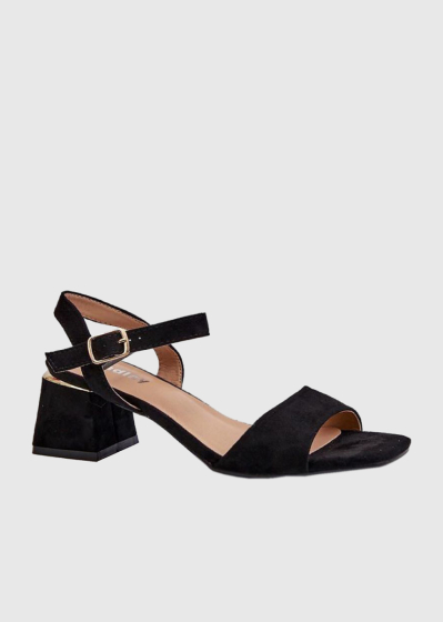Cansu black women's sandals