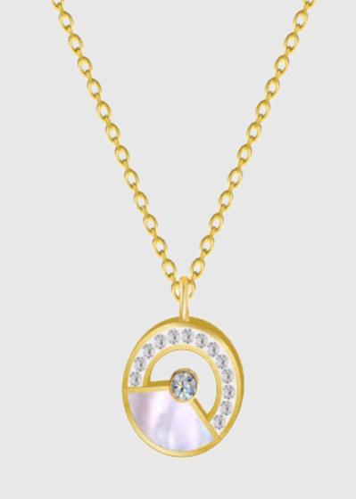 Cassiopeia gold-colored necklace