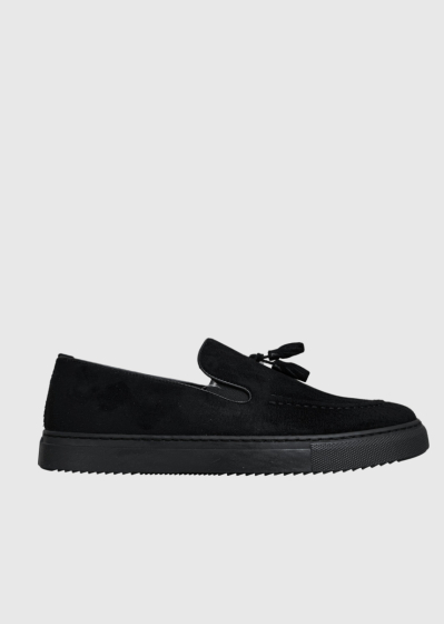 Bouchta black men's moccasins