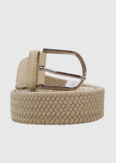 Aslan beige mens belt