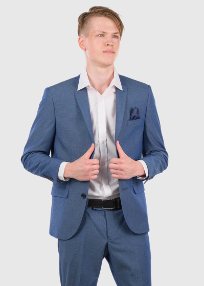 Dareios Slim Fit blue suit