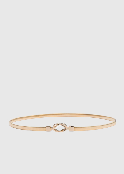 Gold-colored women's belt