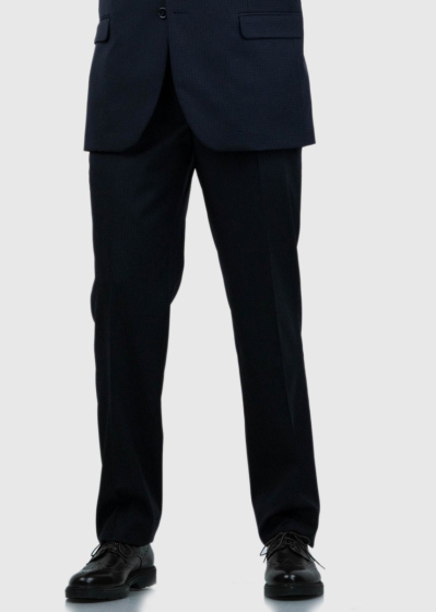 Lando Regular Fit dark blue men's trousers