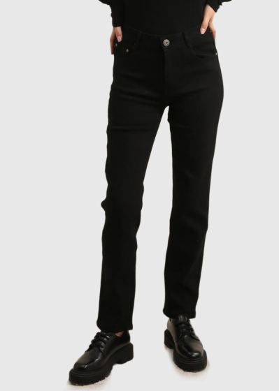 Dakaria черные женские джинсы с завышенной талией