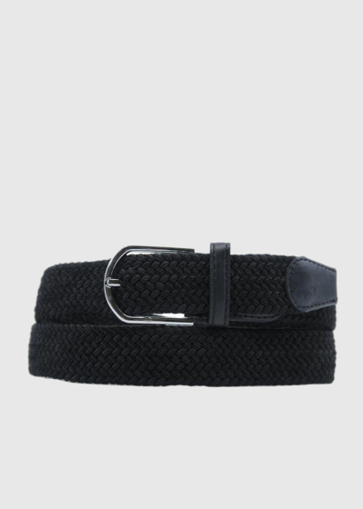 Aslan black mens belt