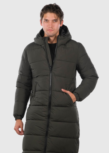 Chen haki vīriešu gara jaka